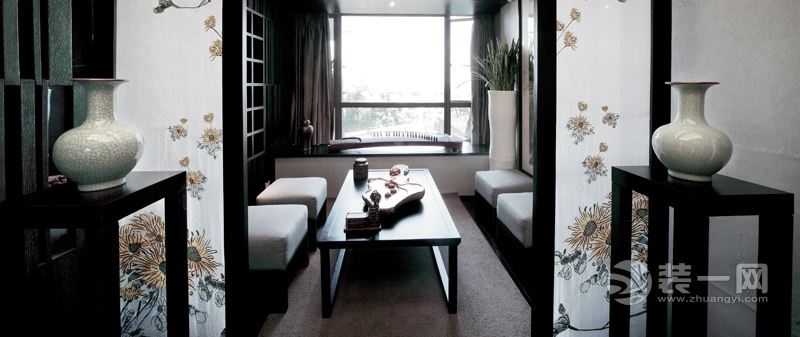 恒泰明珠 159平 四居室 造价18万 混搭东南亚茶室