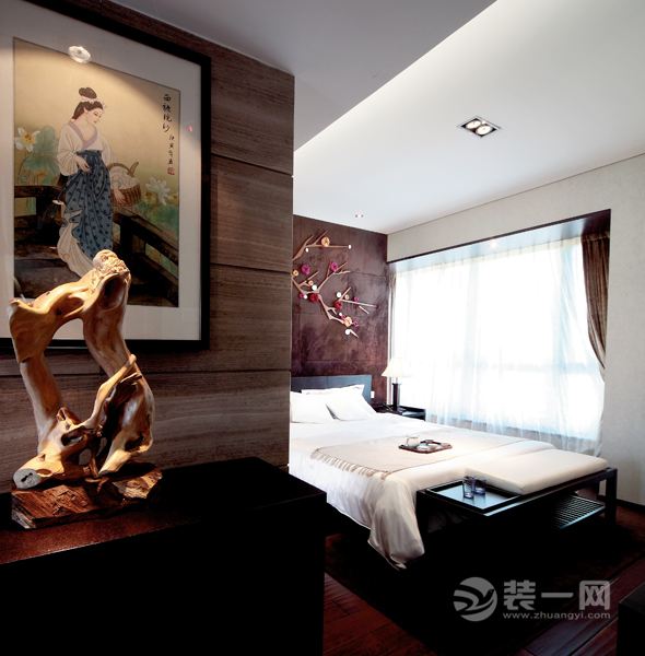 恒泰明珠 159平 四居室 造价18万 混搭东南亚客房