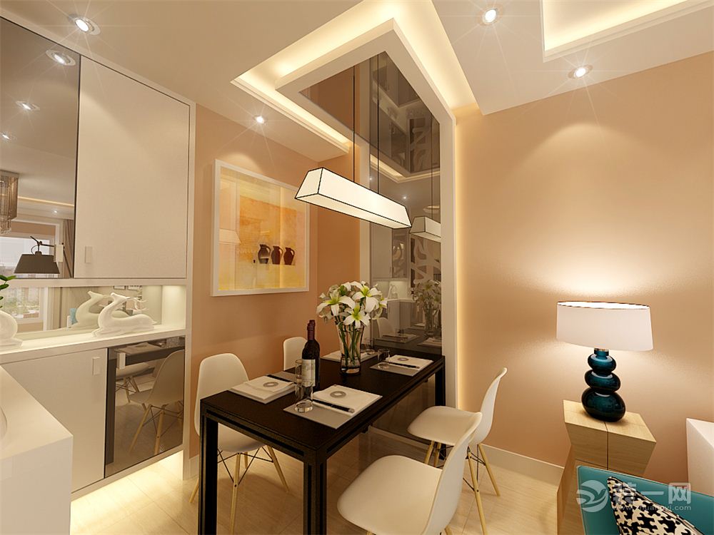 华府丹郡A12#-121㎡三居室韩式风格装修效果图客厅