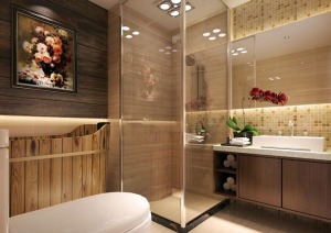 现代卫浴间