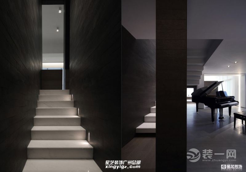 广州花都凯旋门158平米四居室现代风格楼梯