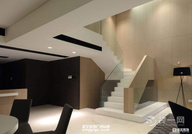 广州汇景新城185平米大户型现代风格楼梯