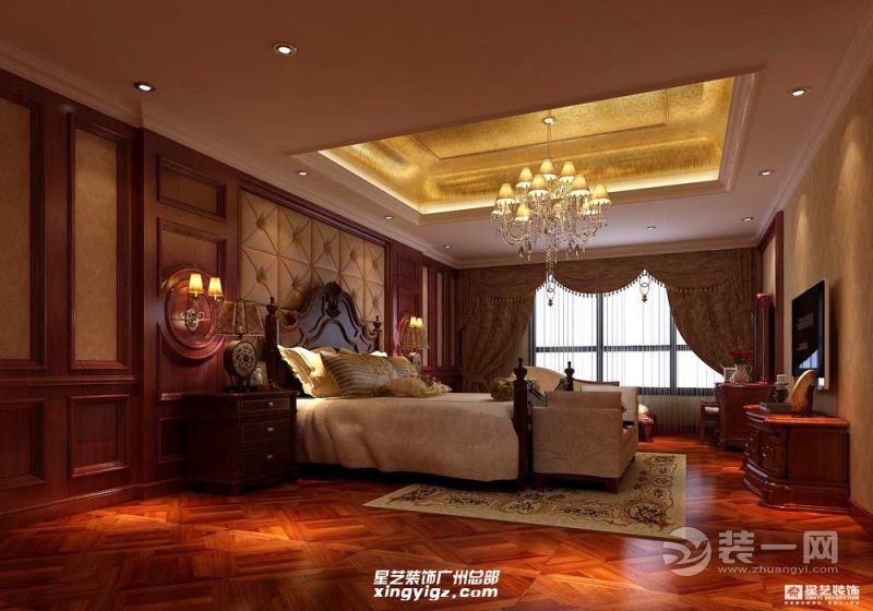 广州江山国际162平米大平层现代风格卧室
