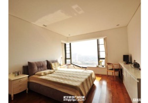 广州金山谷250平米别墅现代风格卧室