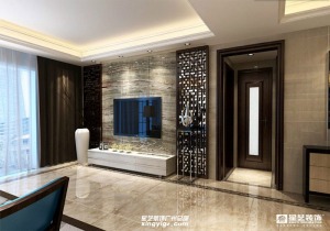 广州颐和山庄80平米两居室现代风格客厅