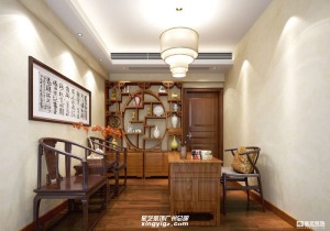 广州黄埔花园91平米两居室简约风格书房
