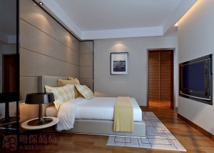 广州岭南新世界99平米三居室现代简约风格卧室