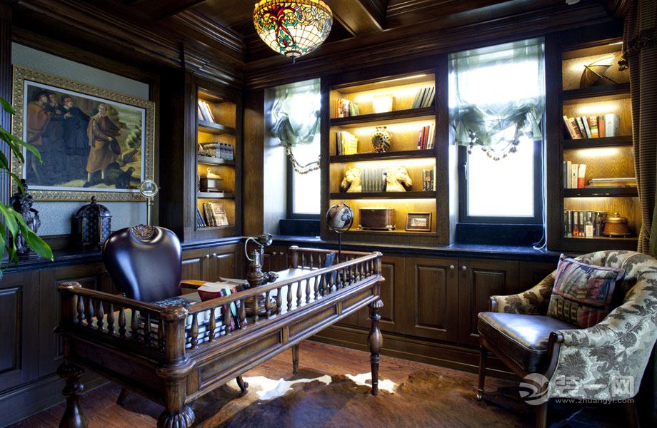 托斯卡纳 129平 三居室 造价15万 美式风格