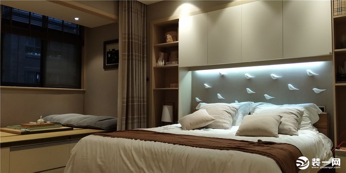 卧室  成都模数整装天府世家70平日式风格实景案例