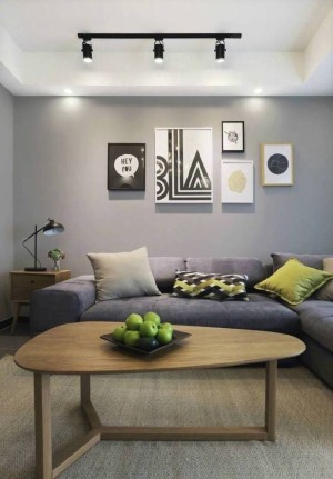 89㎡北欧风格家居装修，灰色与亮色在矛盾中和谐，清新简洁又不失格调! 