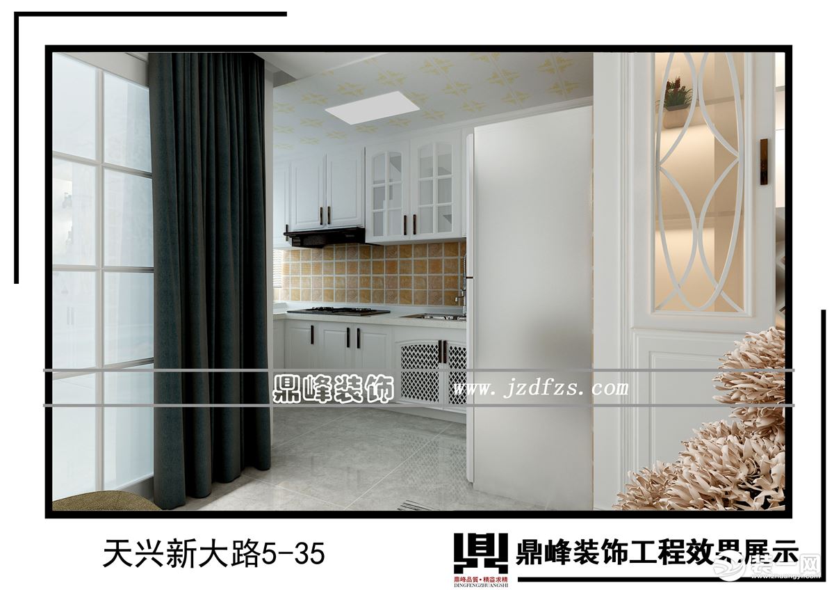 厨房锦州天兴新大陆两居室107平现代风格装修