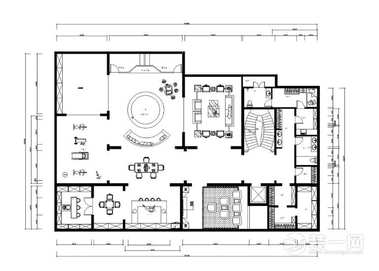 三层私人别墅混搭风格三层户型设计图
