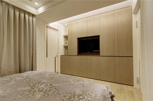 六安自建别墅370㎡欧式风格卧室柜子装修效果图