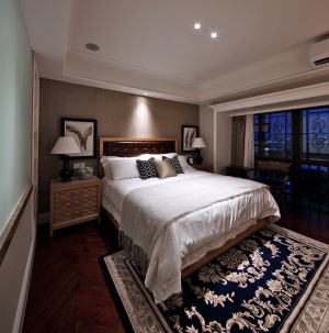 广州绿城玫瑰园377平米复式别墅欧式风格卧室
