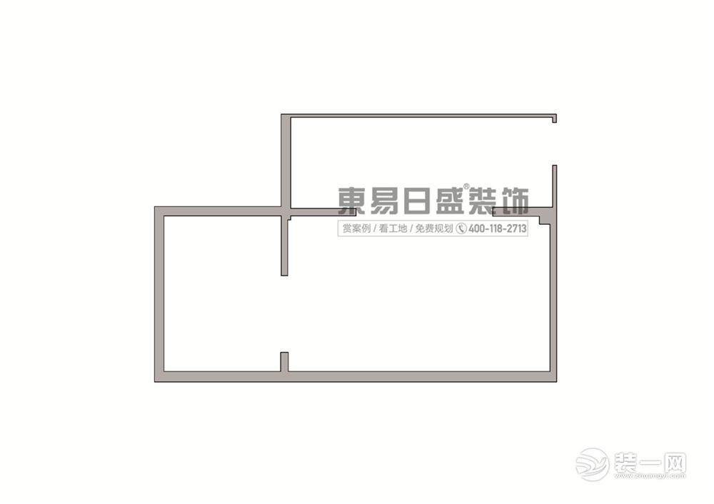扬州中海锦苑地下室原始户型图（扬州东易日盛）