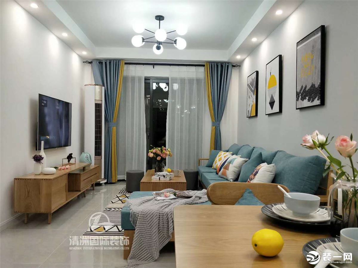 中粮祥云国际两居室现代风格之—沙发