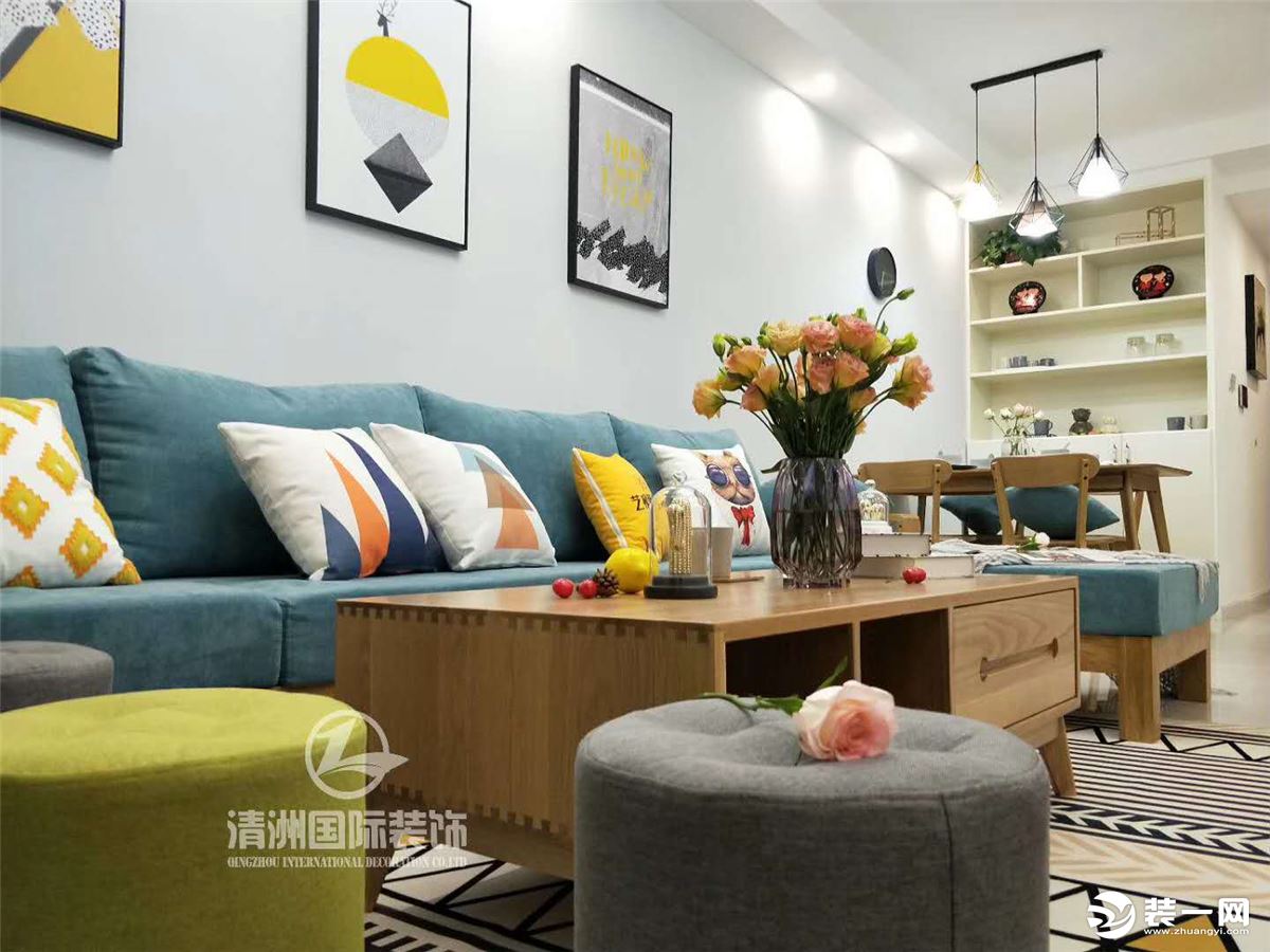 中粮祥云国际两居室现代风格之—沙发