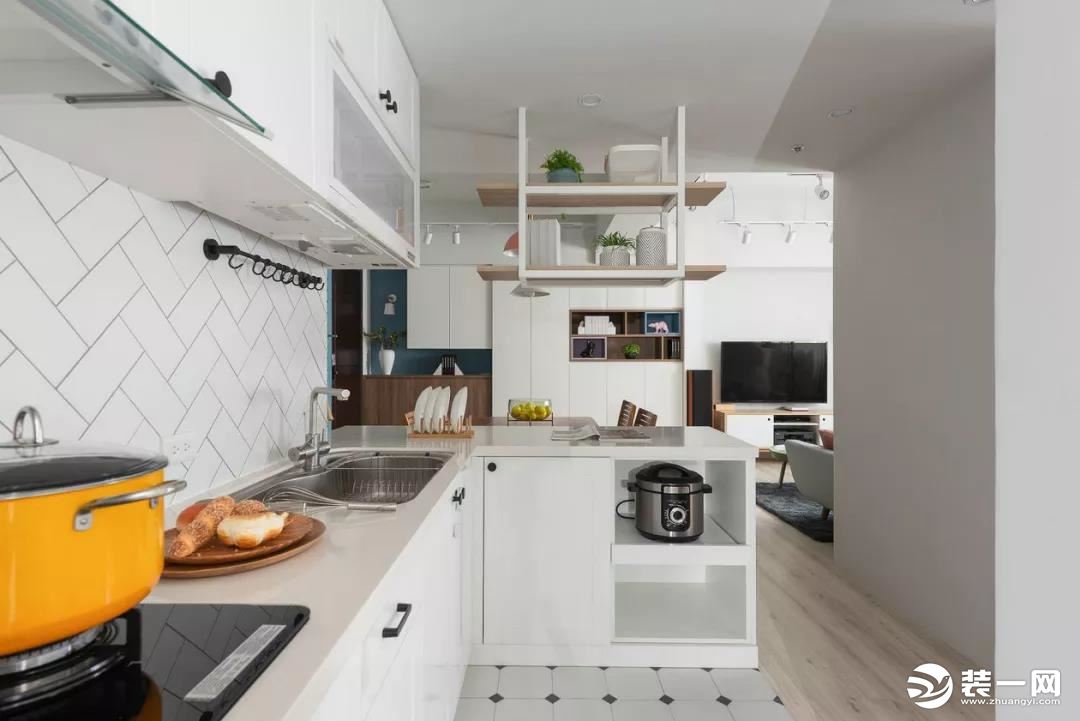 86平两居室简欧风格厨房装修效果图