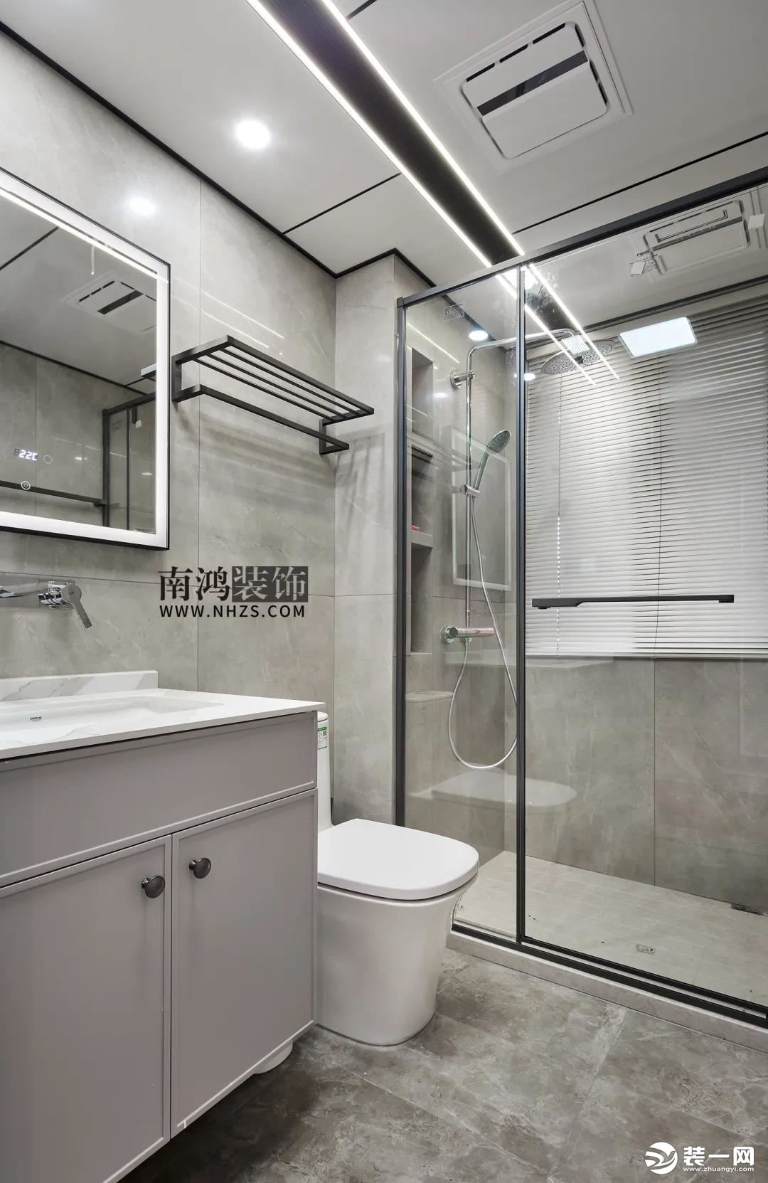 康城国际189方简约美式风格厕所设计
