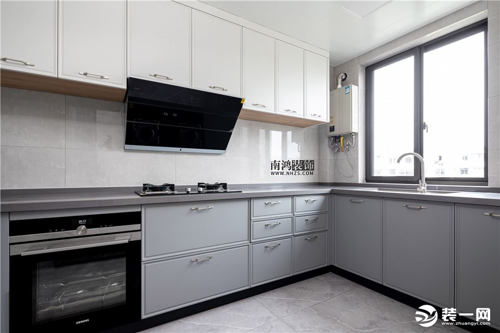 天一家园145方现代风格厨房设计实景图