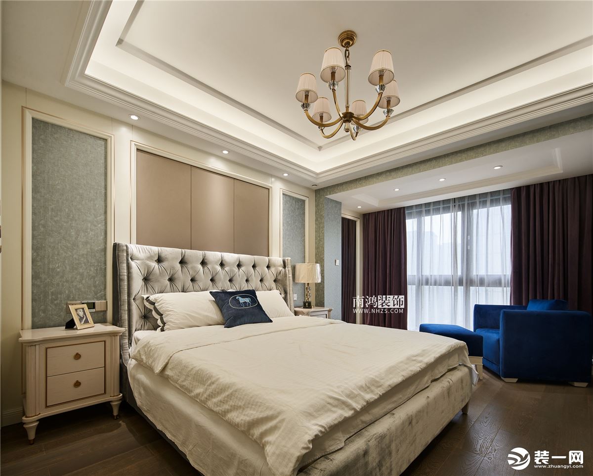 名门世家139方现代轻奢美式 卧室设计