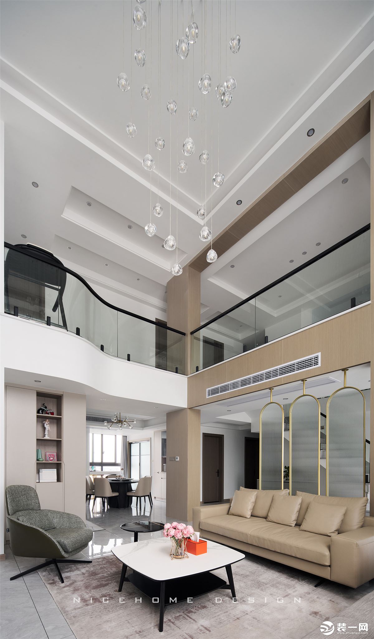 凤凰家园272㎡现代风格 客厅设计