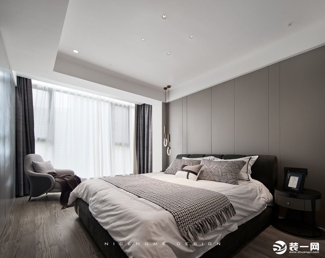 杭州嘉悦府230方现代简约风格 卧室设计