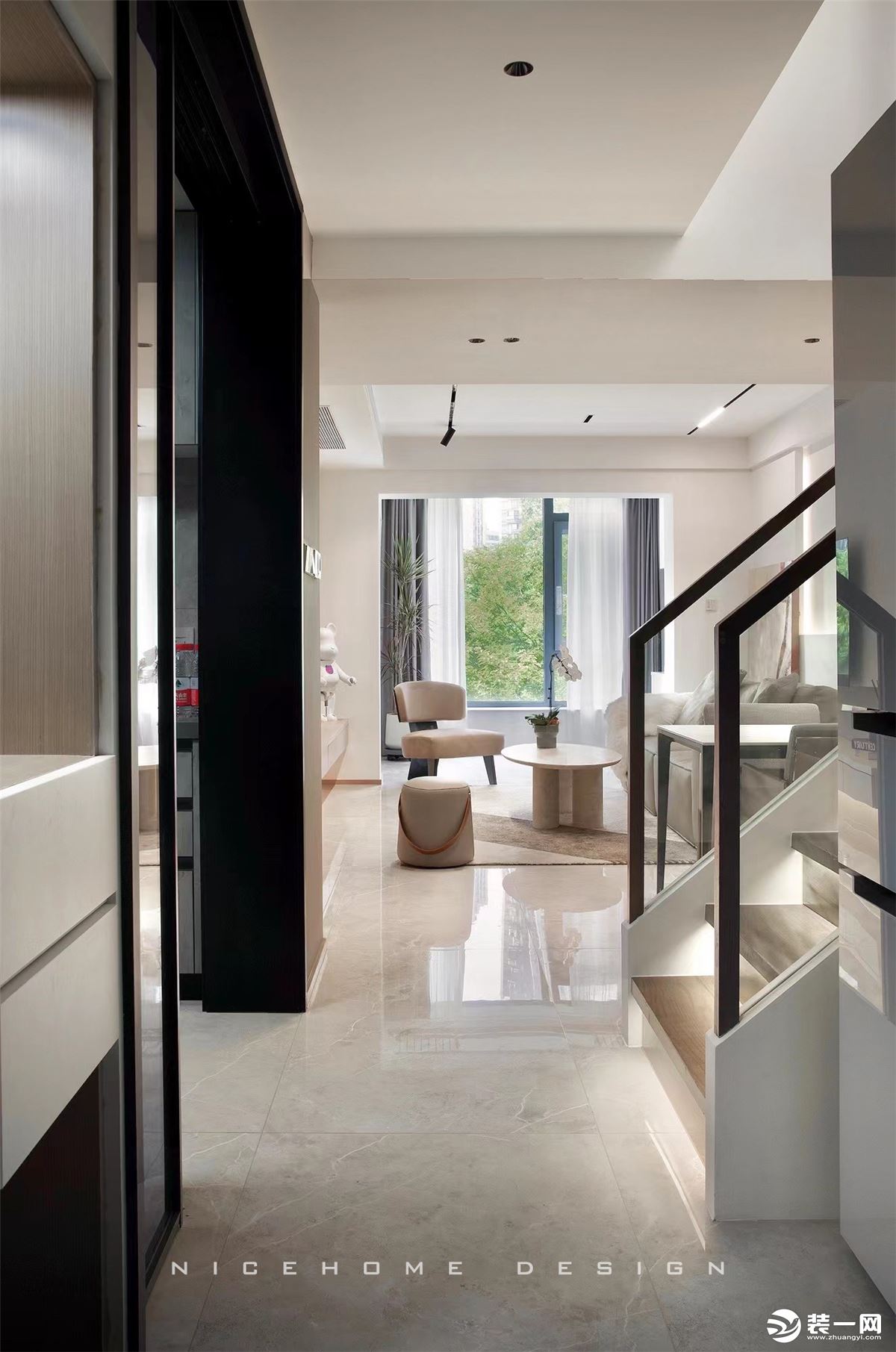 杭州 保利东湾150方现代简约风格 客厅设计