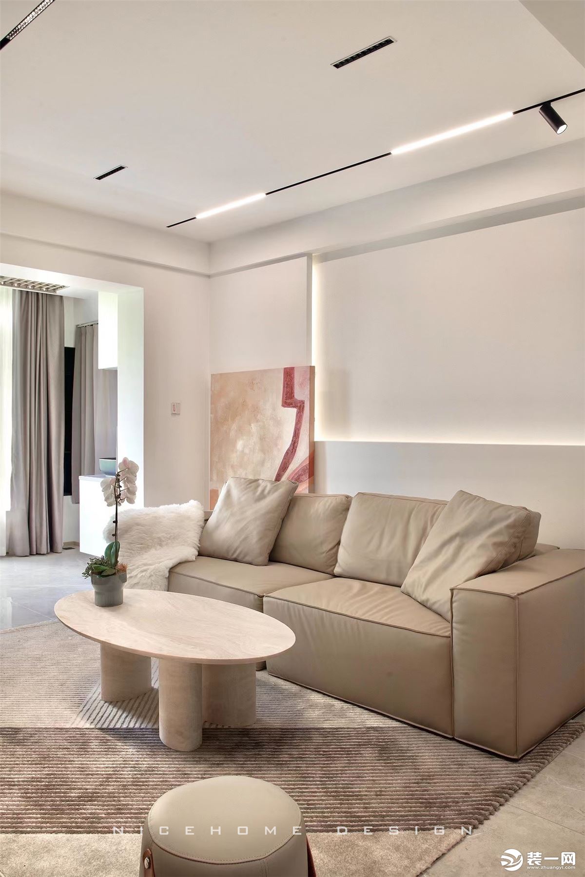 杭州 保利東灣150方現代簡約風格 客廳設計