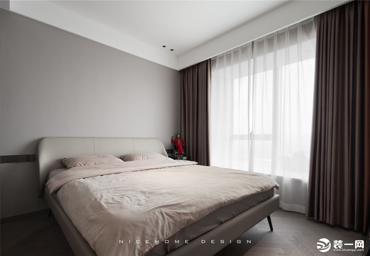 杭州奥克斯130方现代风格 卧室设计