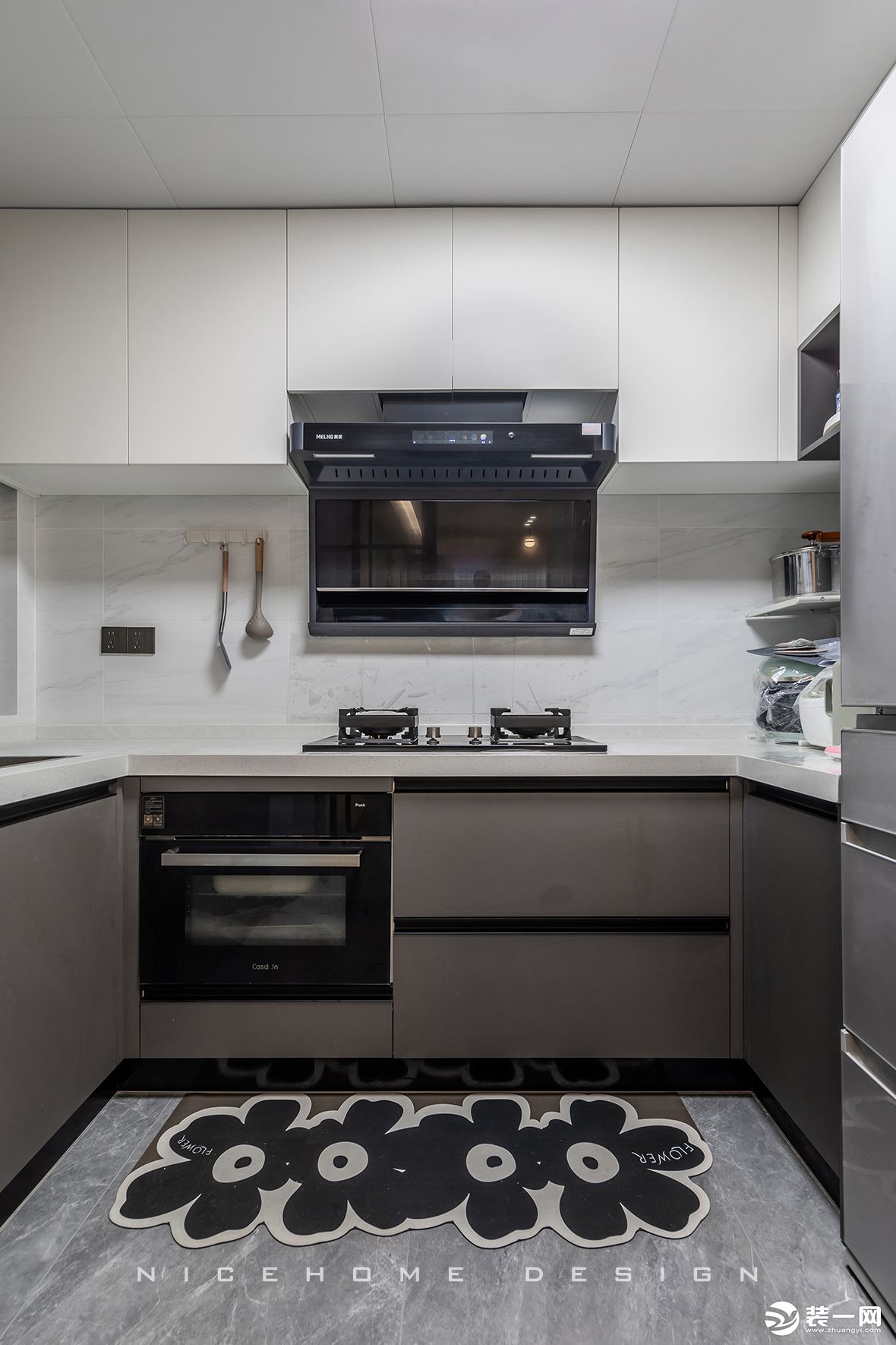 印象苕溪城100方现代极简风格 厨房设计