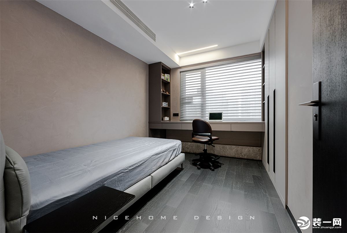 杭州倾城之恋216方复式现代意式风格 卧室设计