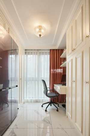 名門世家139方現代輕奢美式 開放式書房設計