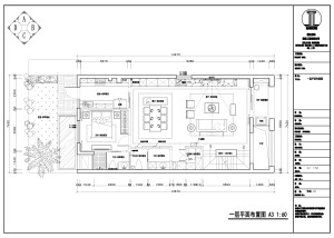 杭州公馆300方现代风格别墅 一楼平面户型图设计