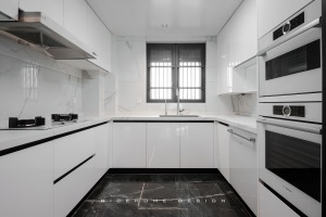 香港耦园150方混搭风格 厨房设计