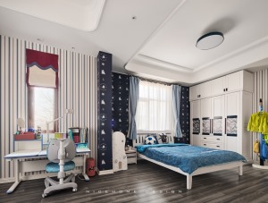华景湾300方现代轻奢风格 儿童房设计