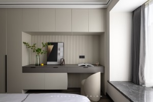 宁波海尚国际105方现代简约风格 卧室设计