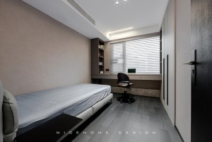 杭州倾城之恋216方复式现代意式风格 卧室设计