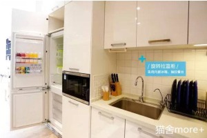 广州平康苑73平米三居室简约风格厨房