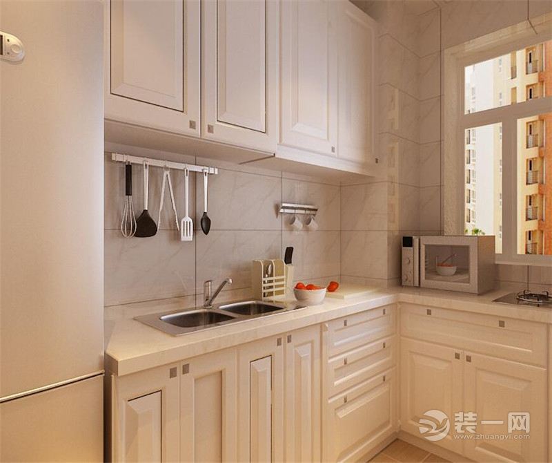 南昌莱蒙都会112平米三居室欧式风格厨房