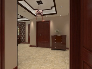 112平米中式风格三居室走廊