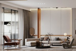 【富基廣場】176㎡現代輕奢，重塑空間布局，打造高級舒適的質感空間
