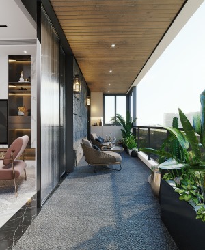 阳台通过设计可以将 空间利用起来，打造休闲区，可以提升生活品质。