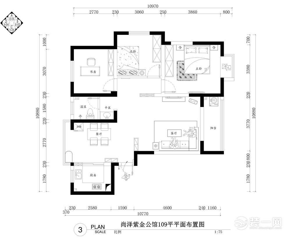 户型平面布置图