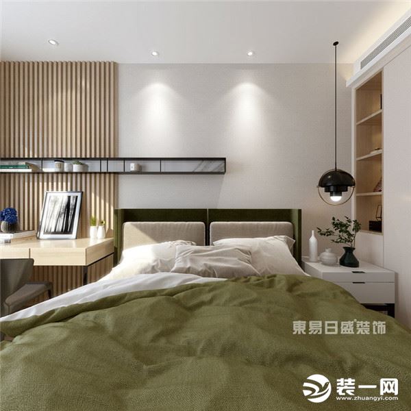 温州府跃层184平现代简约风格卧室设计装修效果图