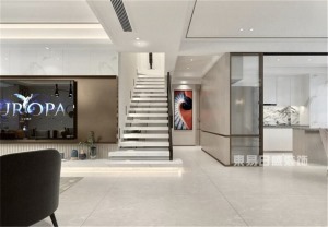 温州府——180平现代轻奢风格客厅装修设计效果图
