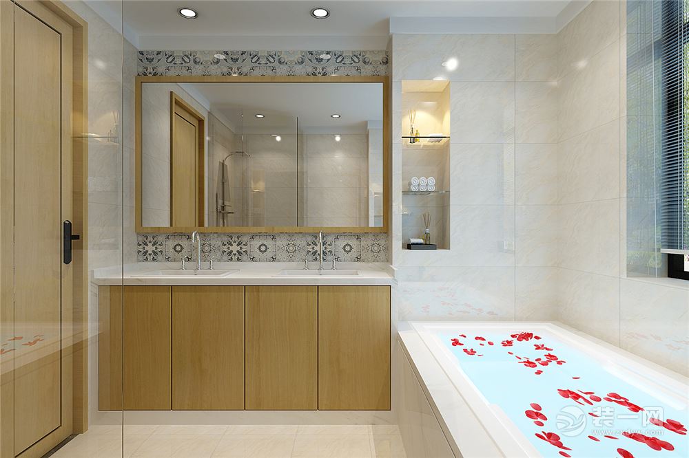 保利西山林语158平米北欧风格洗浴室