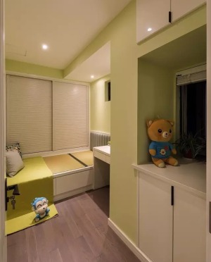 【广西优居装饰】100平三室简约风格装修效果图儿童房