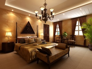 463平米玛歌庄园法式新古典风格卧室装修效果图