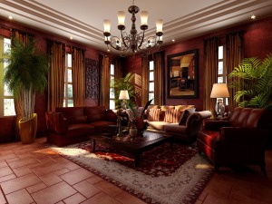 463平米玛歌庄园法式新古典风格客厅装修效果图